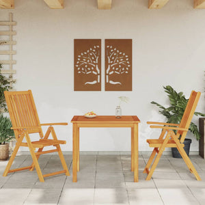 vidaXL 3 Piece Patio Dining Set Solid Wood Acacia-0