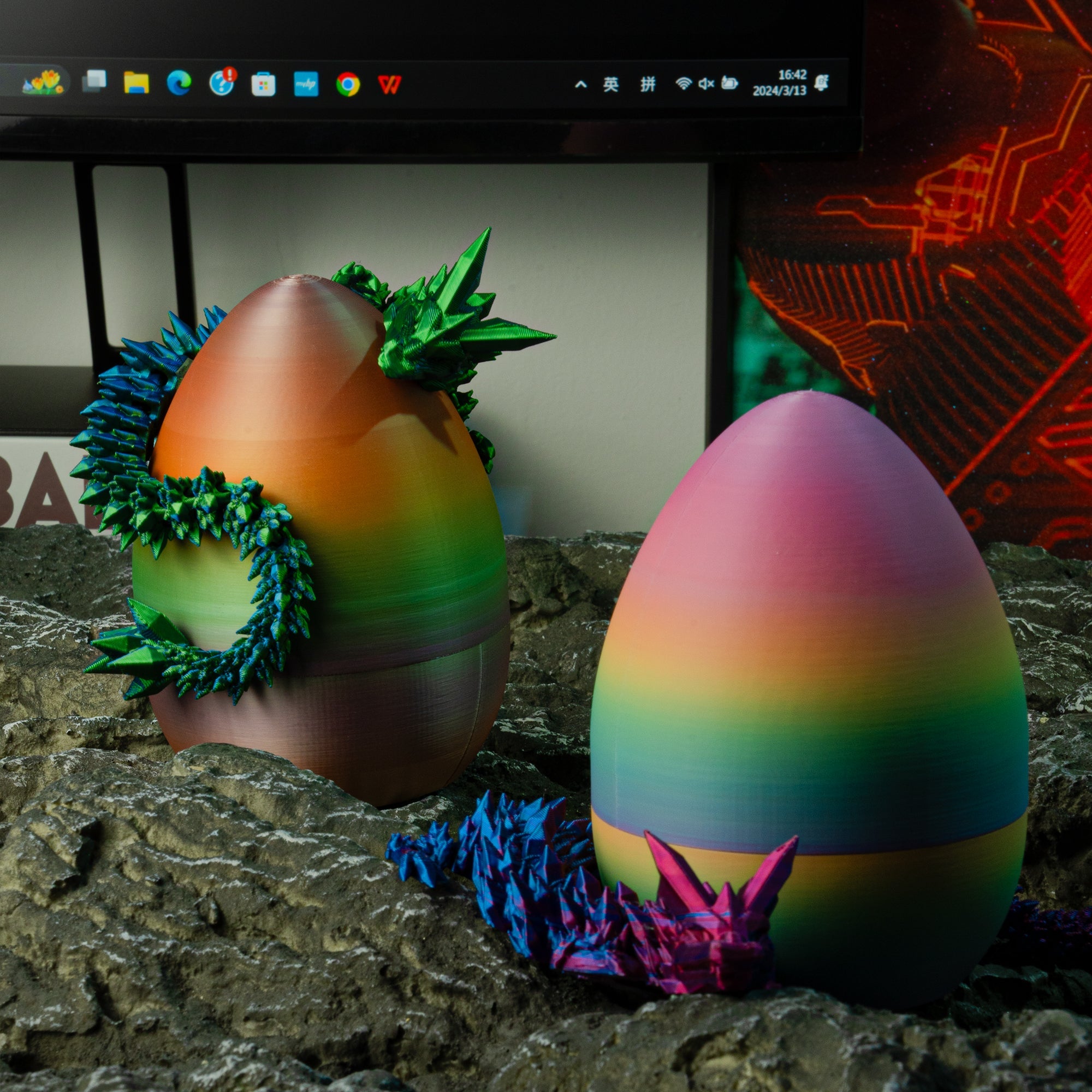 3D Printed Dragon Eggs-9