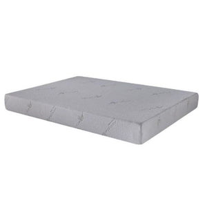 6" Queen Polyester Memory Foam Mattress Covered In A Soft Aloe Vera Fabric