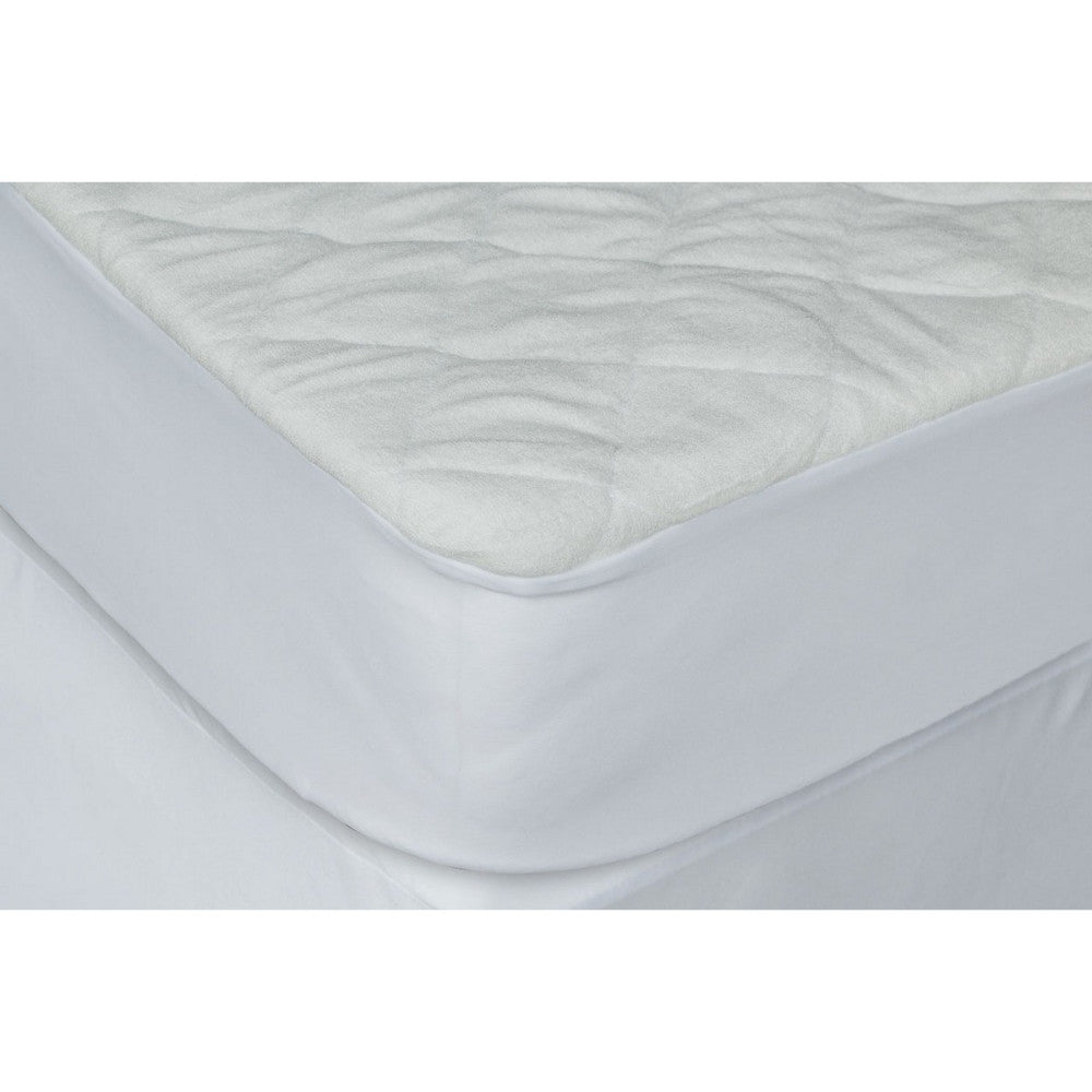 White Plain Weave Fitted Sheet 210 Threads And Wrinkle Free