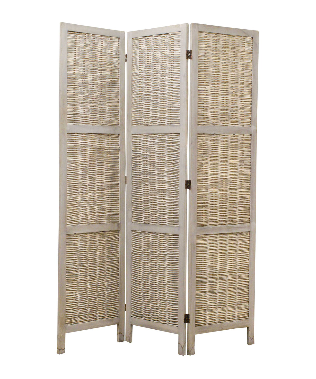 1 X 52 X 67 Beige Wood  Screen - 99fab 