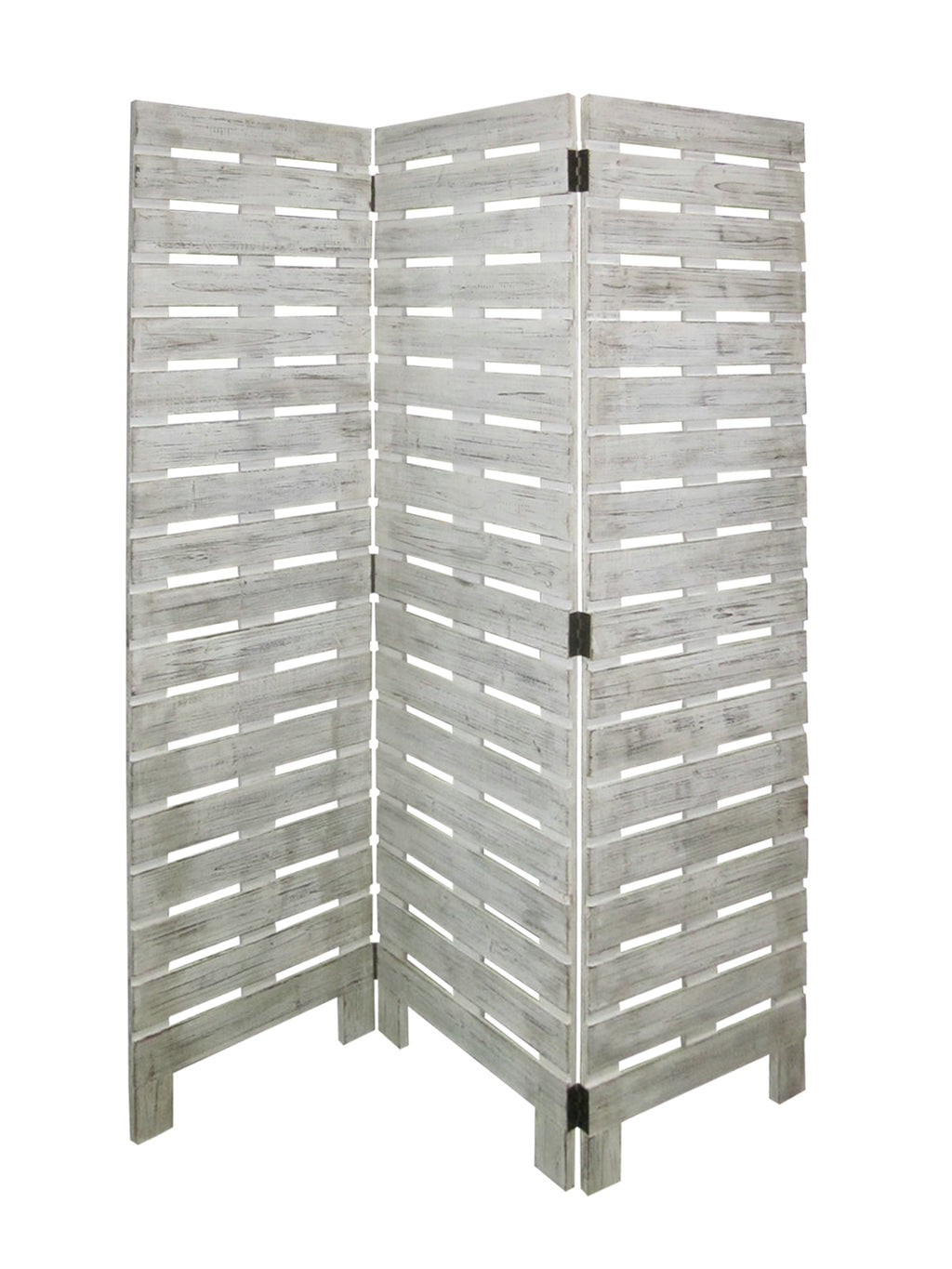 1 X 63 X 72 White Wood Garden  Screen - 99fab 