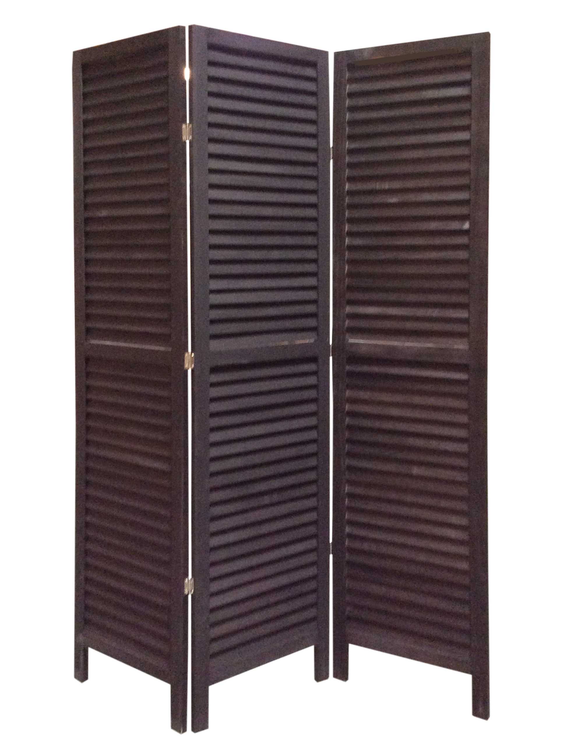 1 X 48 X 67 Yellow Wood Shutter - Screen