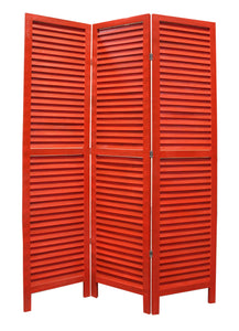 1 X 48 X 67 Yellow Wood Shutter - Screen