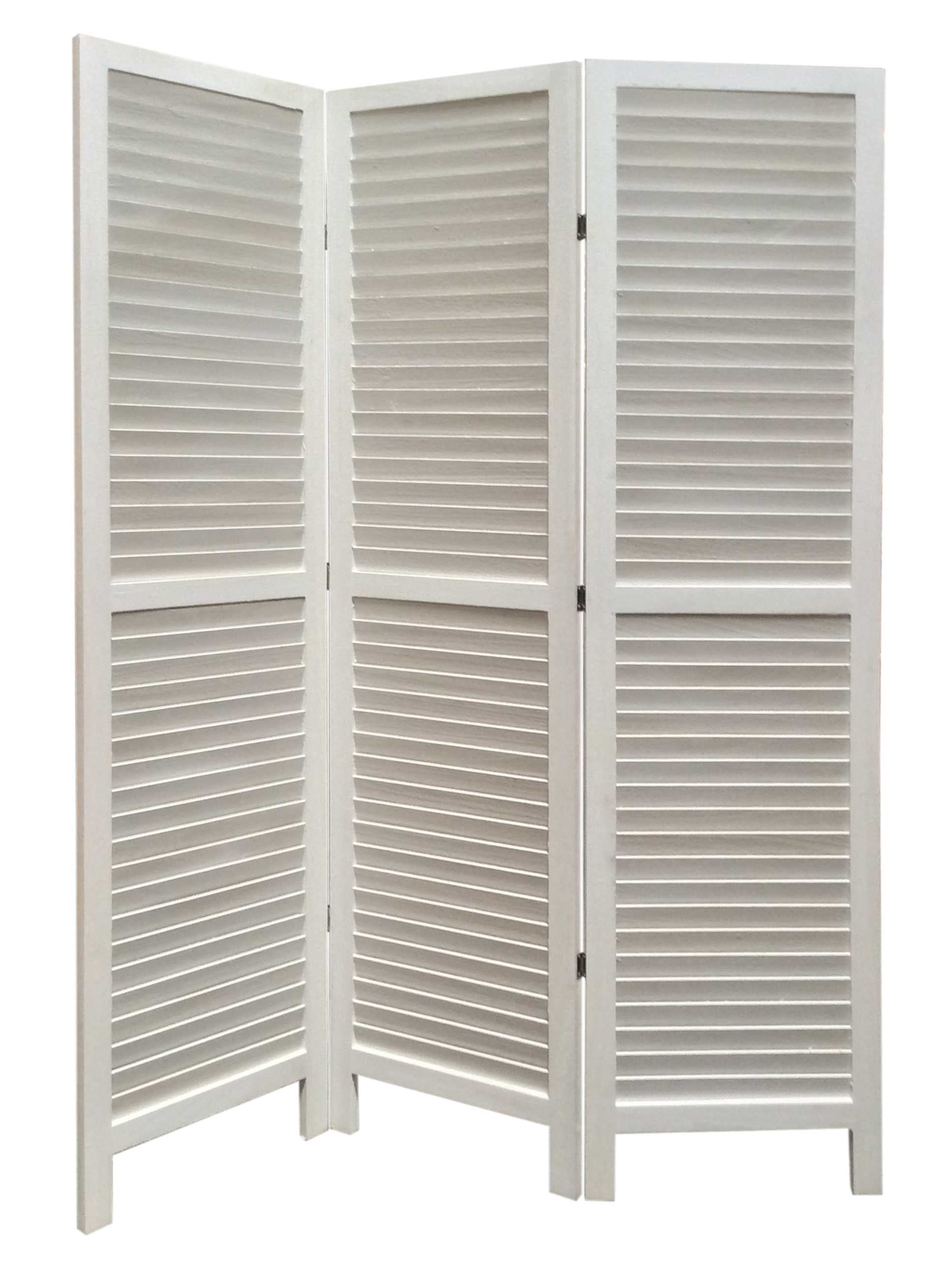 1 X 48 X 67 Yellow Wood Shutter - Screen