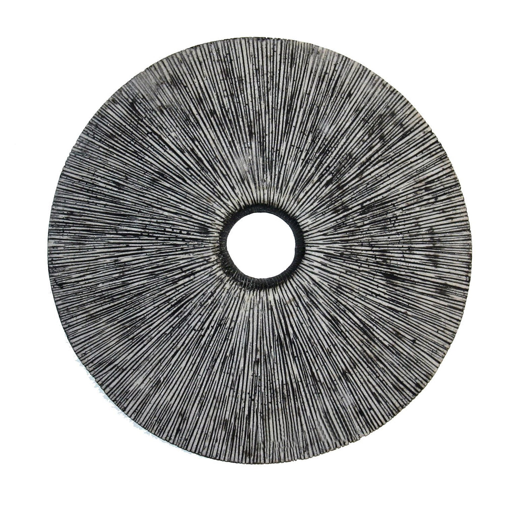 30 Contemporary Grey Round Rib Wall Art - 99fab 