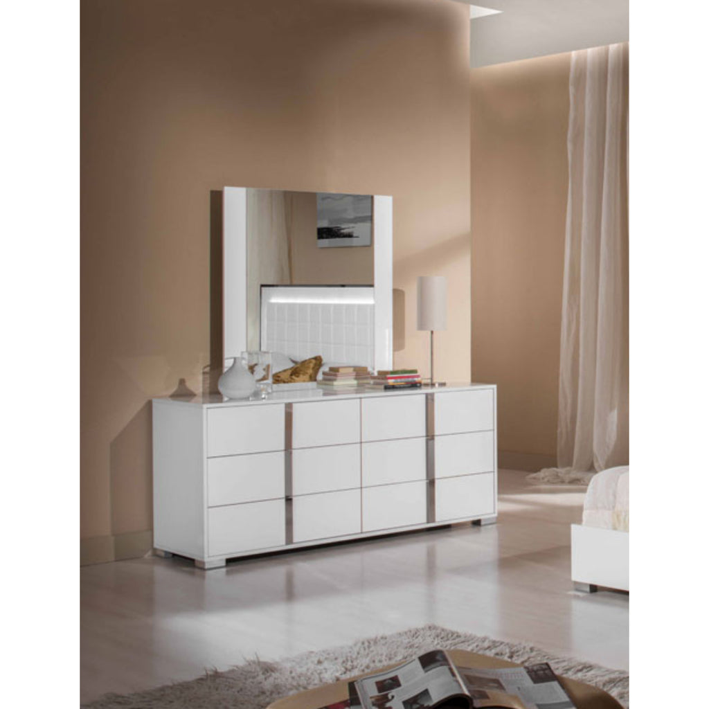 Minimalist White 6 Drawer Dresser - 99fab 