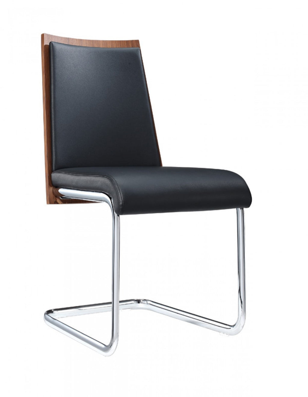 Morgan - Modern Black & Walnut Dining Chair (Set Of 2) - 99fab 