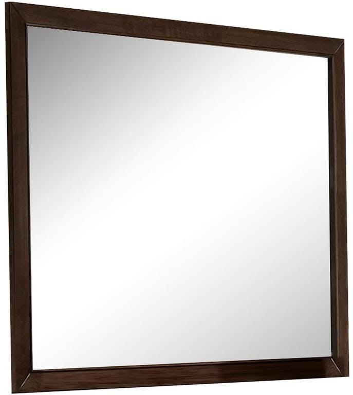 Espresso Wooden Rectangular Vanity Mirror - 99fab 