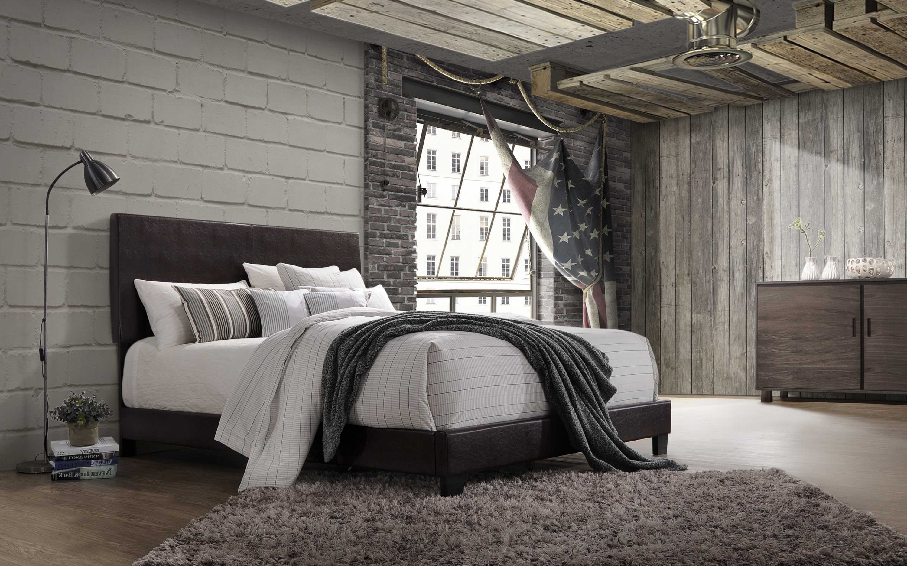 81" X 103" X 66" Gray Velvet King Bed