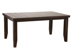 42" X 48-66" Espresso Dining Table