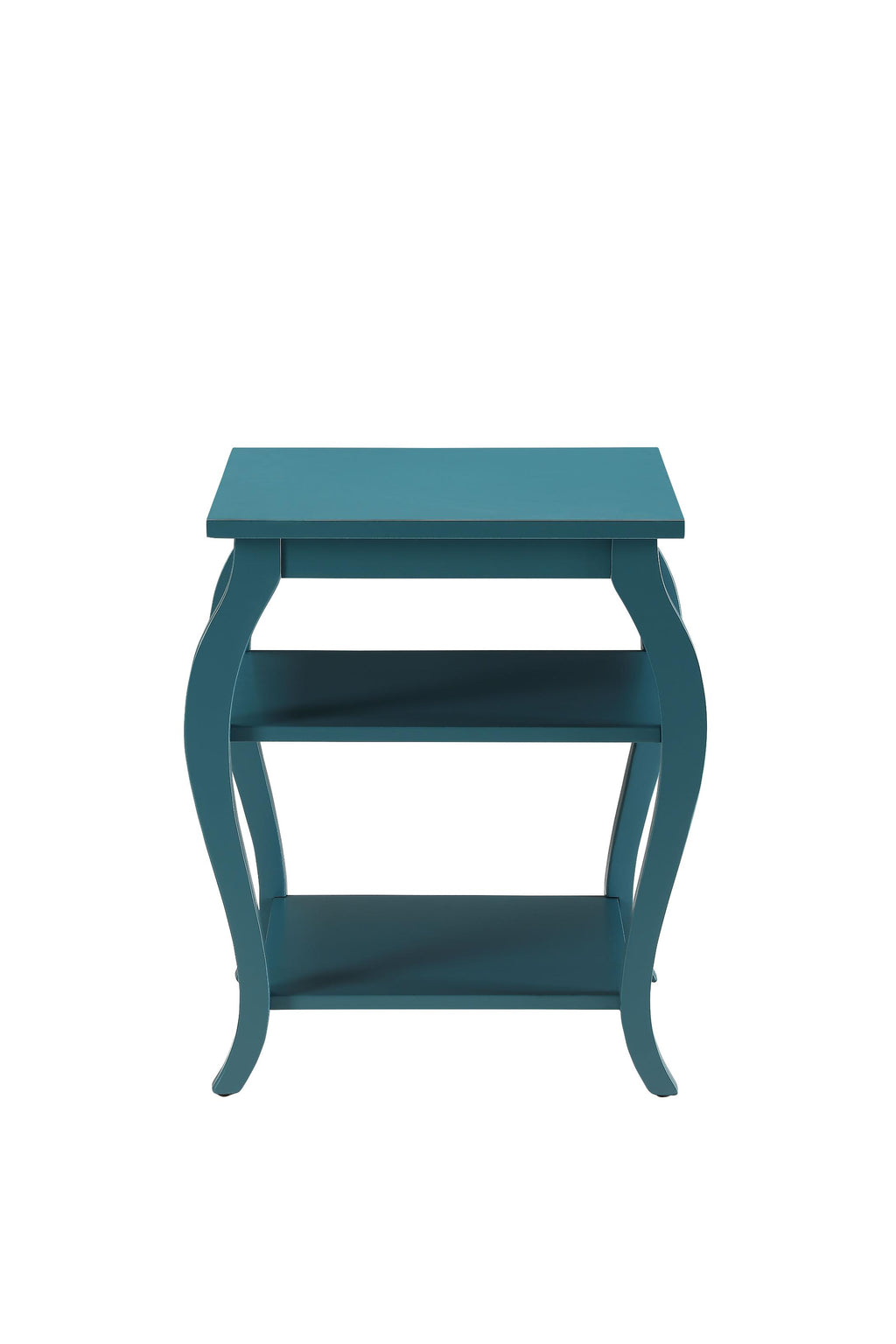 Pop Of Color Bow Leg Square End Or Side Table - 99fab 