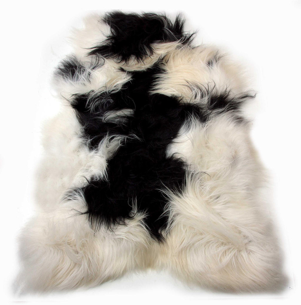 Spotted Black And White Animal Print Area Rug - 99fab 