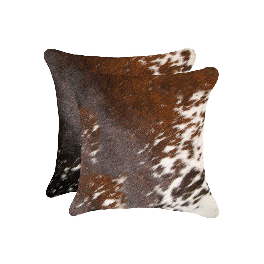 Salt And Pepper Cowhide Pillow 2 Pack - 99fab 