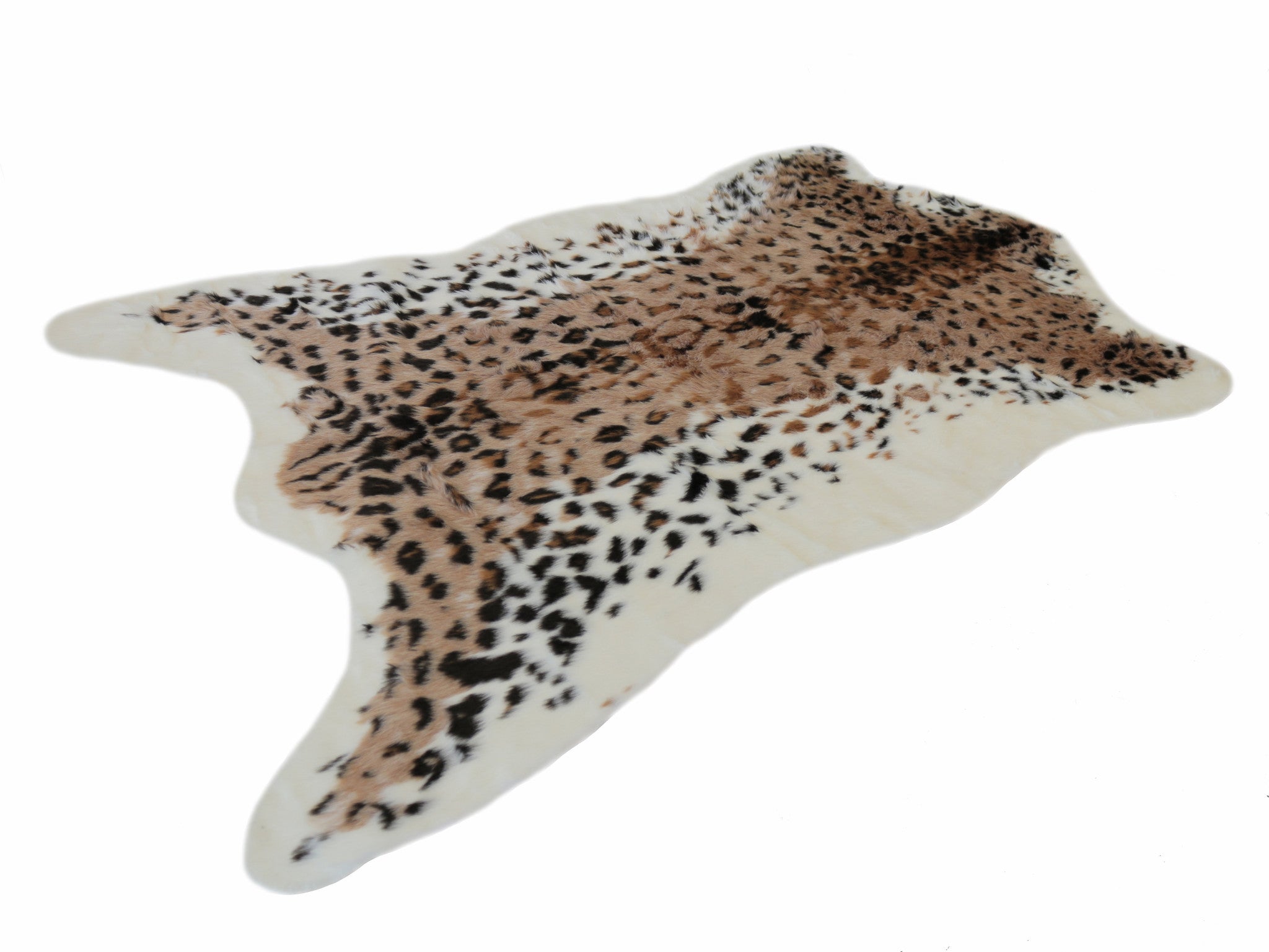 63" X 90" Leopard Faux Hide - Area Rug