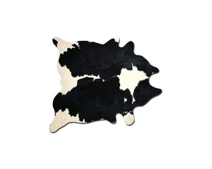 60" X 84" Black And White Cowhide - Area Rug