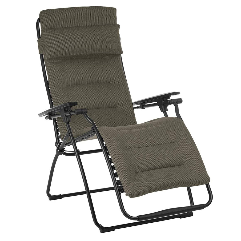 Zero Gravity Recliner - Black Frame - Taupe Fabric - 99fab 