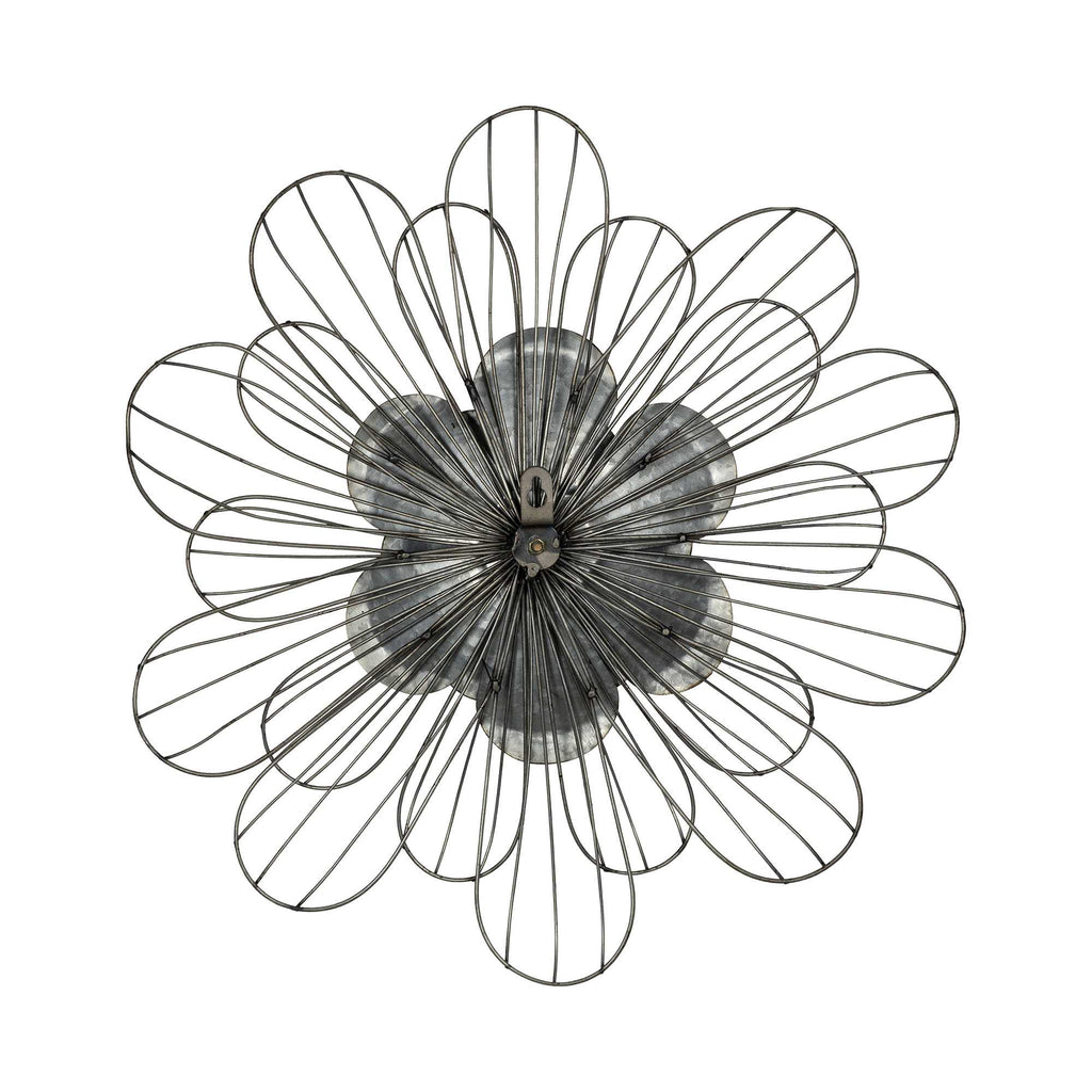 Well-Crafted Galvanized Daisy Metal Wall Decor - 99fab 