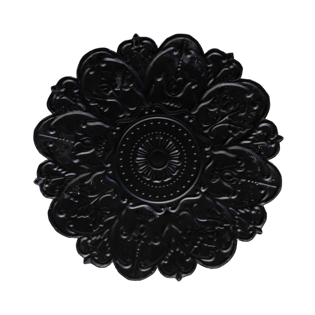 Distressed Floral Metal Medallion Wall Decor - 99fab 