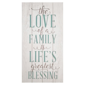 Rustic The Love Of Family Wall Art