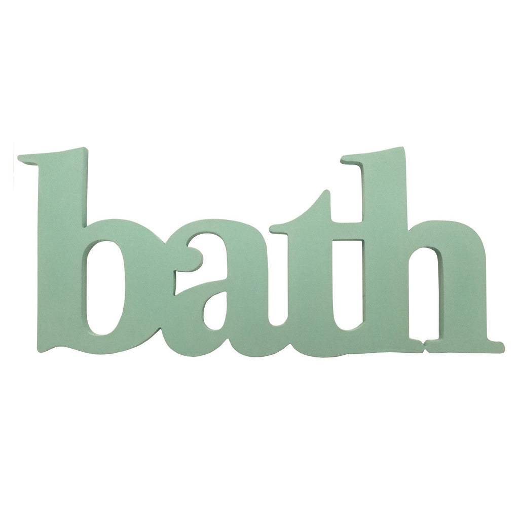 Seafoam Green Bath Word Wall Decor - 99fab 