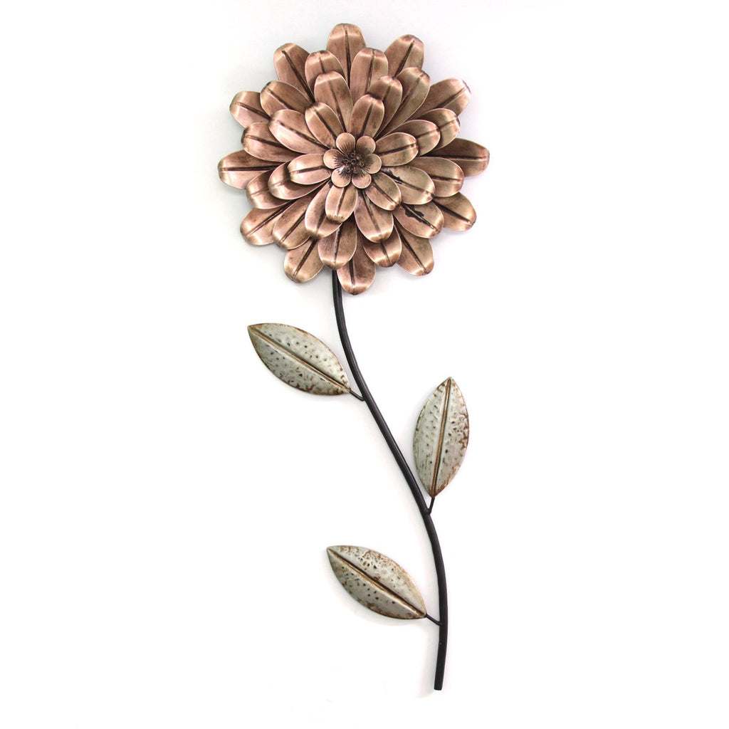 Romantic Flower Stem Metal Wall Decor - 99fab 