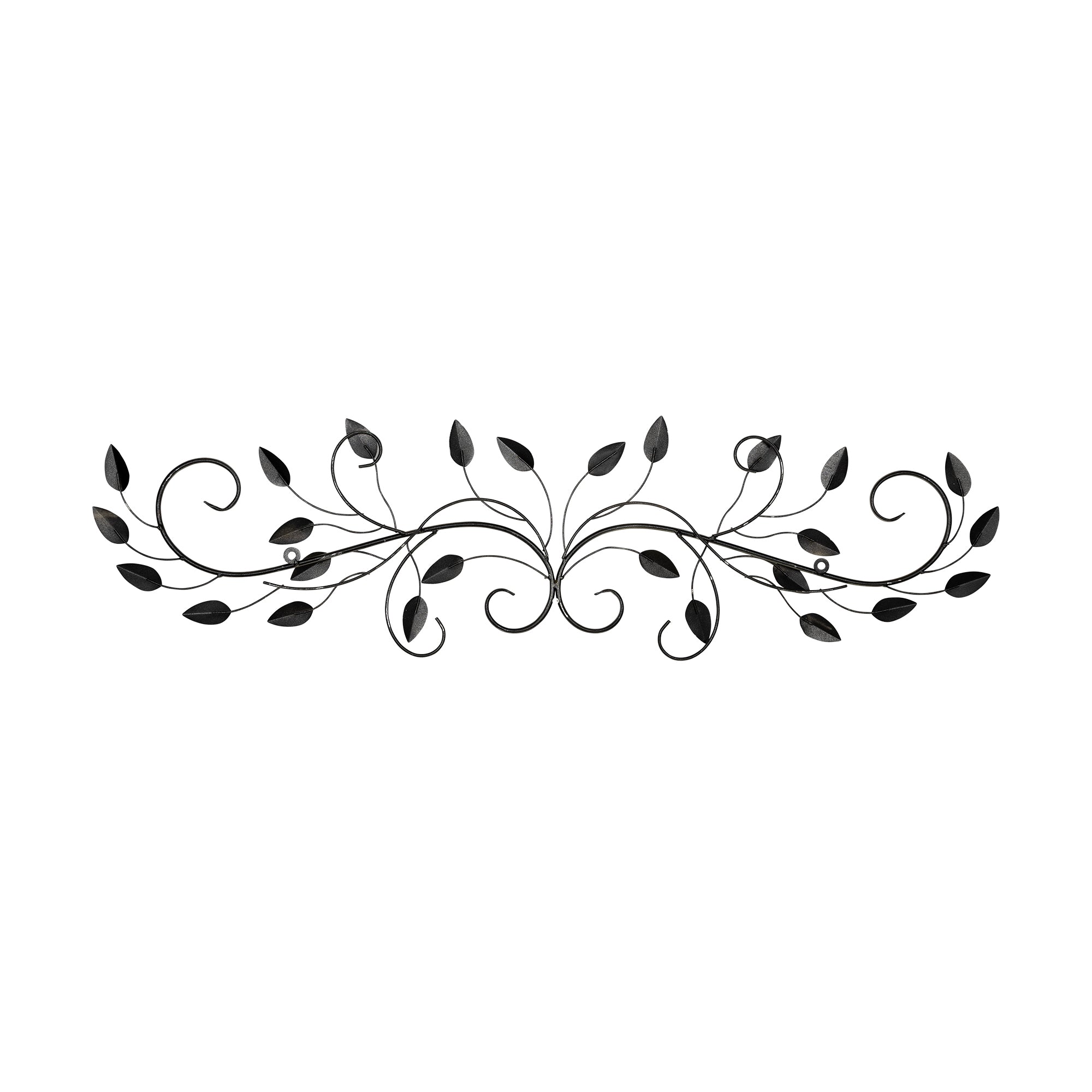 Patina Scroll Metal Leaf Wall Decor