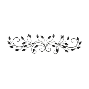 Patina Scroll Metal Leaf Wall Decor