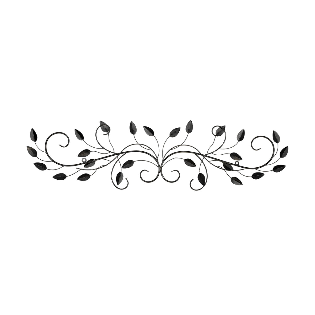 Patina Scroll Metal Leaf Wall Decor - 99fab 