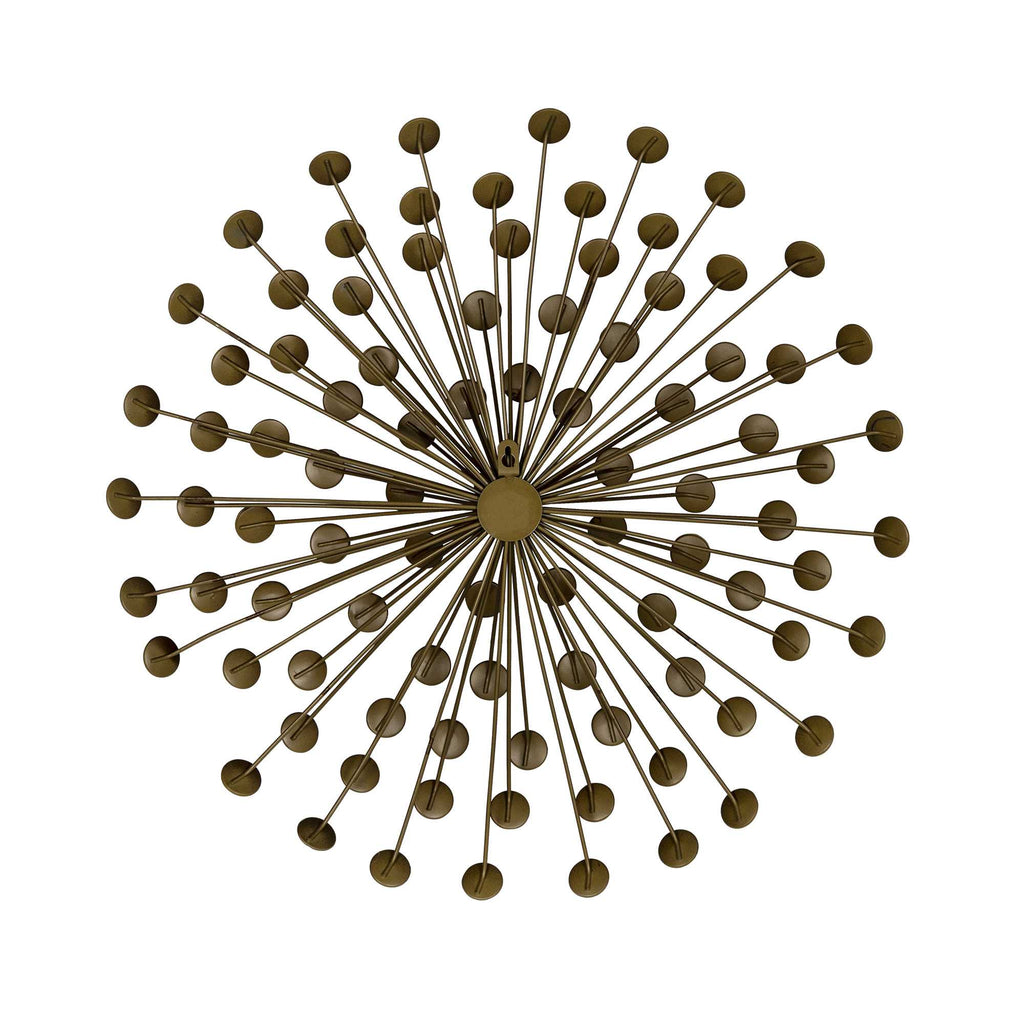 Bronze Acrylic Burst Metal Wall Decor - 99fab 