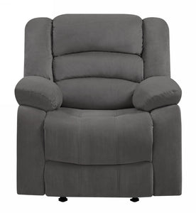 40" Contemporary Grey Fabric Chair