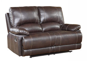 42" Brown Stylish Leather Reclining Chair