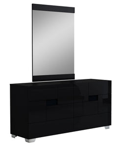 30" Superb Black High Gloss Dresser