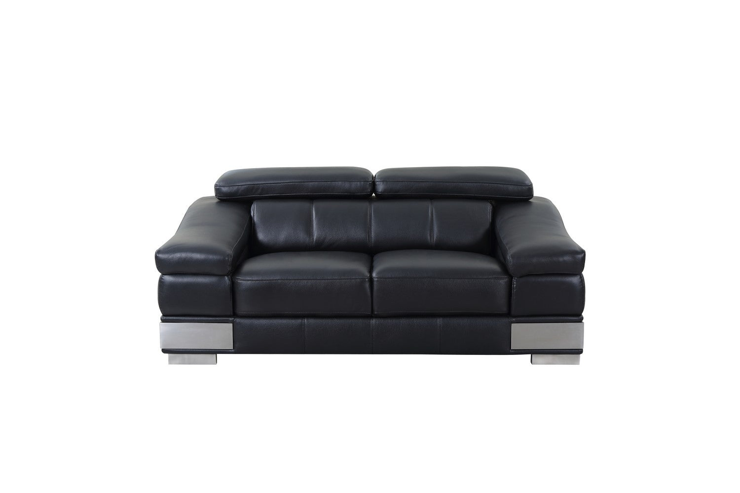 16".5 X 86" X 62" Black  Sofa Love