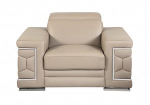 160" X 82" X 66" Beige  Sofa Love