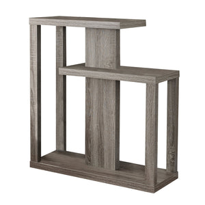 11.75" X 31.5" X 34" Dark Taupe Finish Hall Console Accent Table