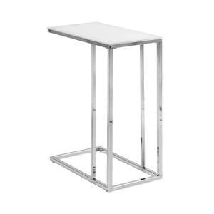 18" X 12" X 24" Grey Grey Mdf Metal  Accent Table