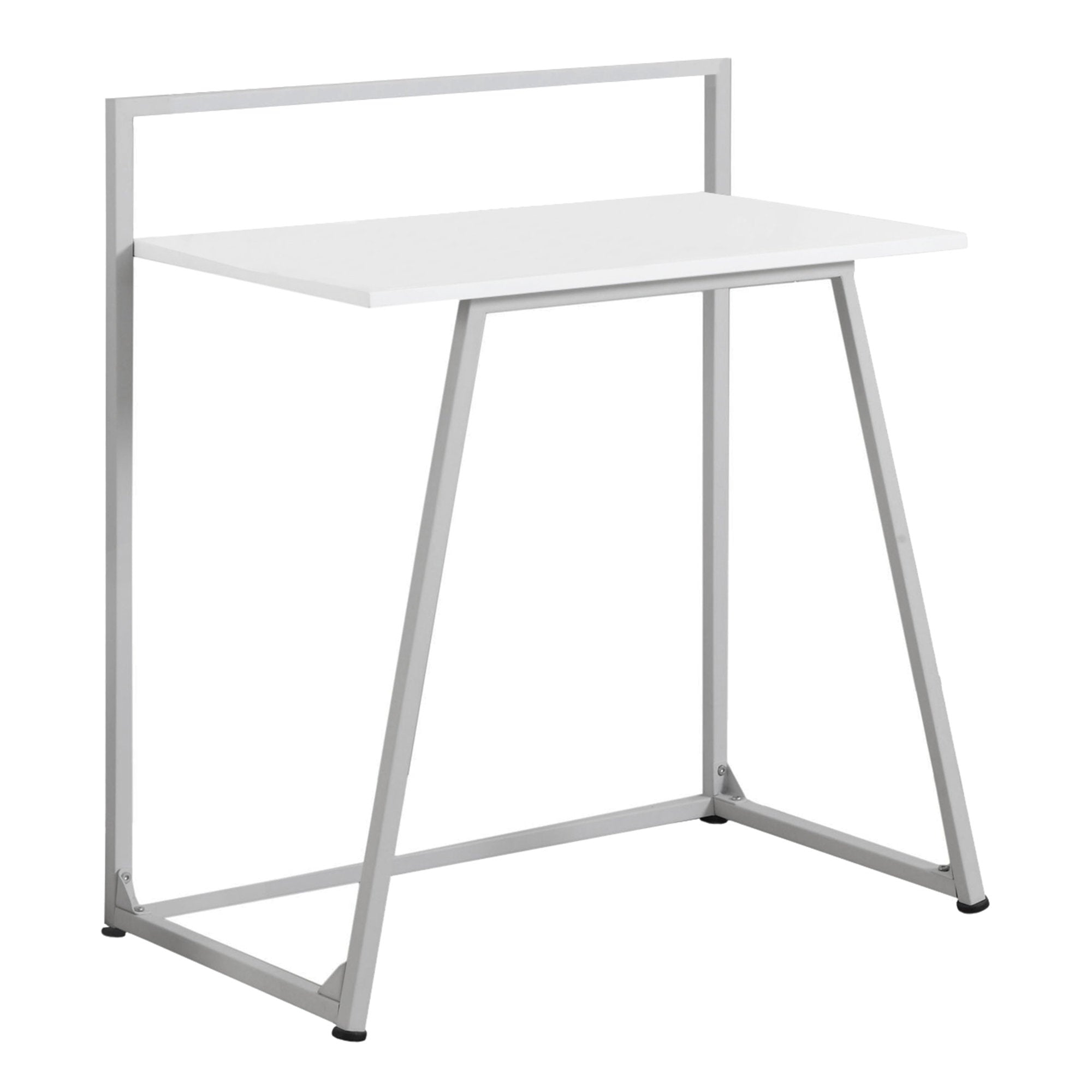 18" White Rectangular Computer Desk