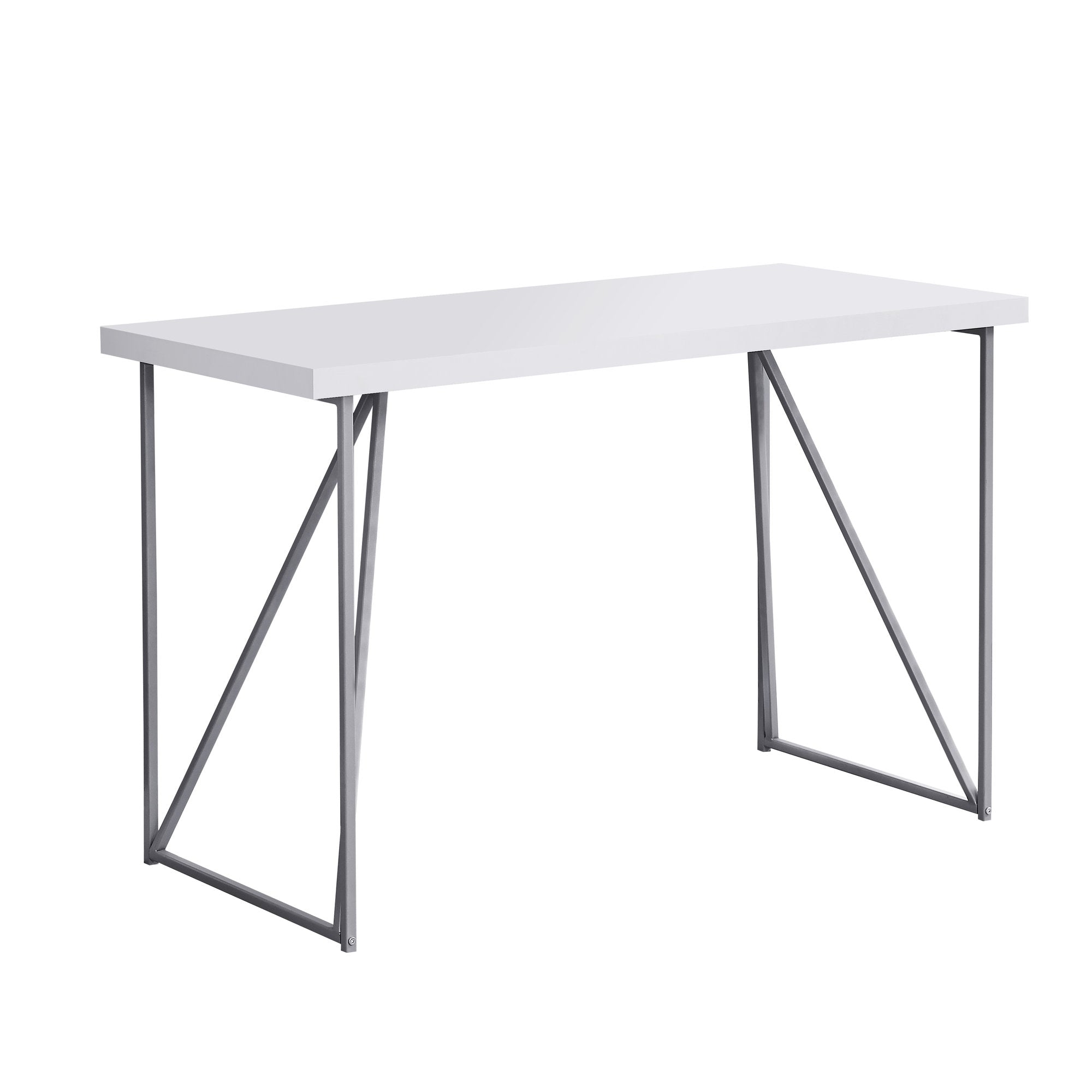 22" White Rectangular Computer Desk