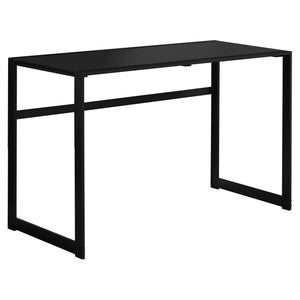 22" Black Rectangular Computer Desk