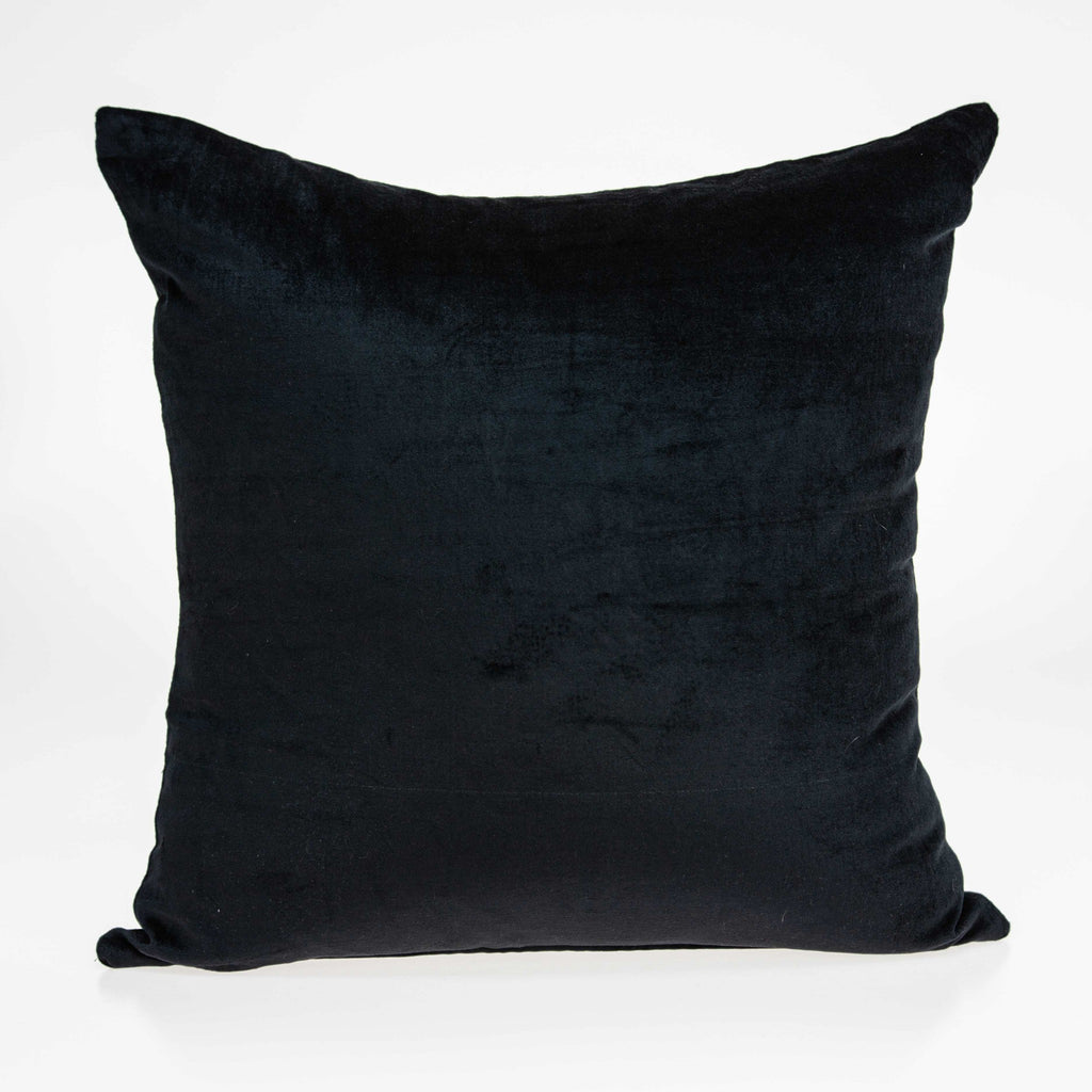 Super Soft Solid Color Black Decorative Accent Pillow - 99fab 