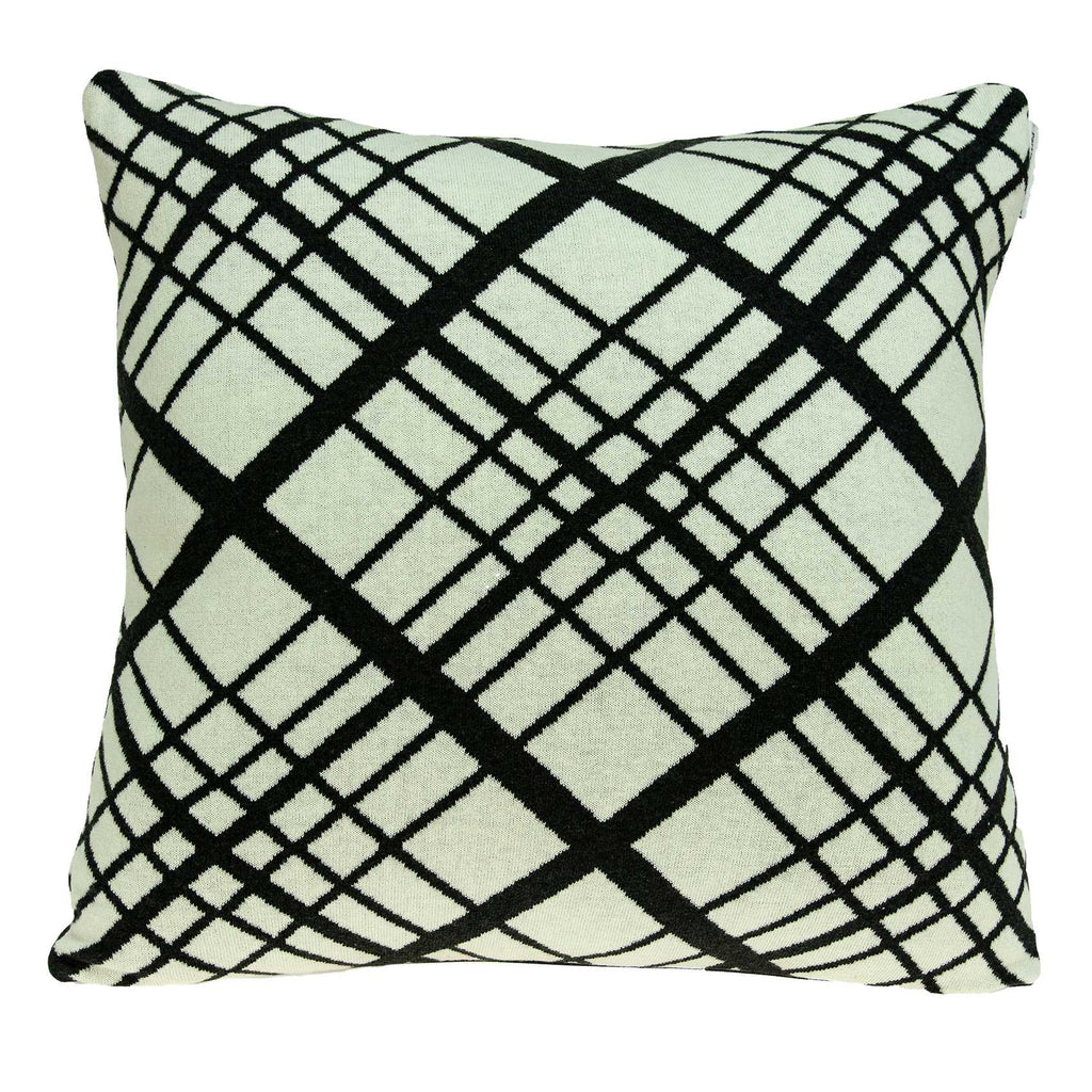 Crossover White & Black Pillow - 99fab 