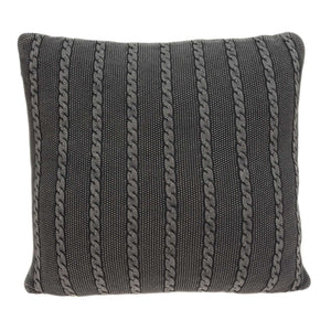 Charcoal Pillow Cover With Insert