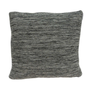 20"X 20" Transitional Heather Gray Cotton Pillow