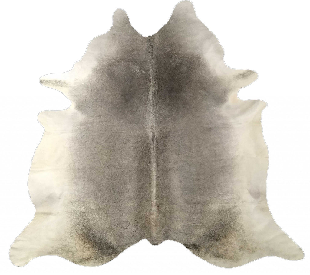 6.5'  Grey Brazilian Natural Cowhide Area Rug - 99fab 