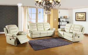 75'" X 40'"  X 44'" Modern Beige Sofa Set With Console Loveseat