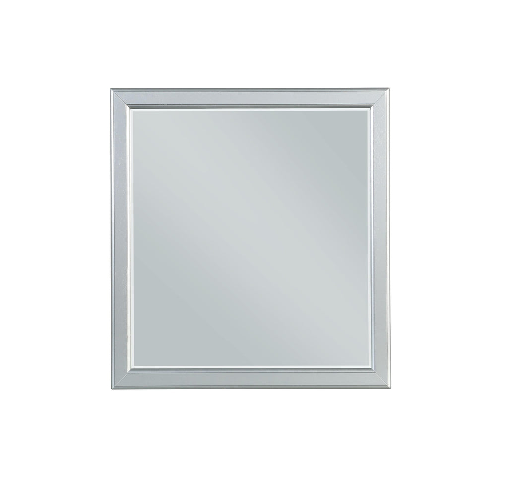 Simple Platinum Wooden Mirror - 99fab 