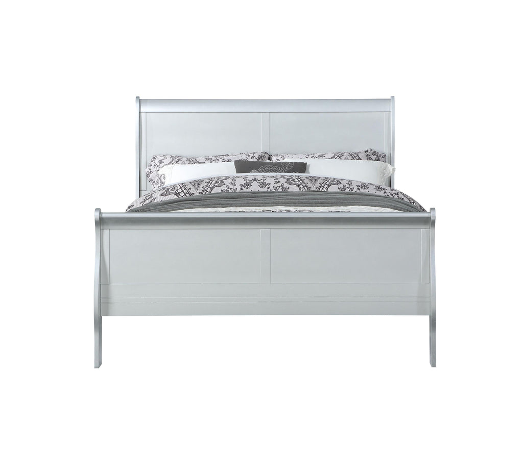 Solid Wood Off White Bed - 99fab 