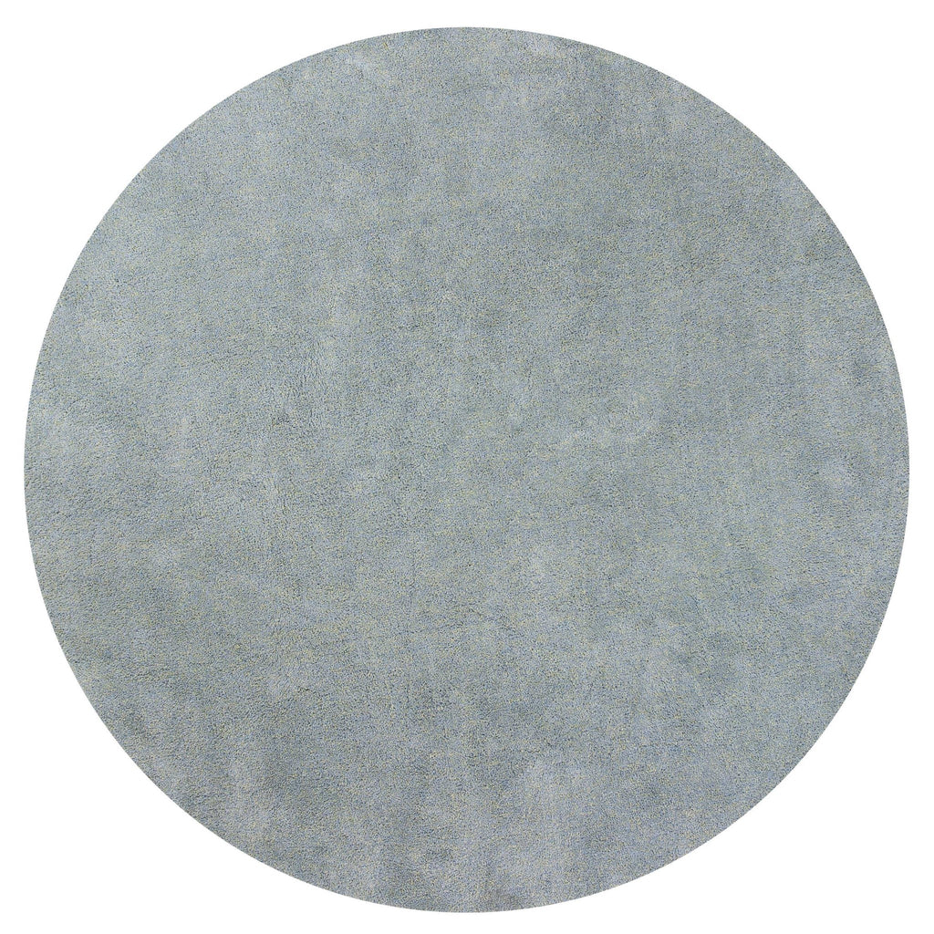 8' Round  Polyester Blue Heather Area Rug - 99fab 