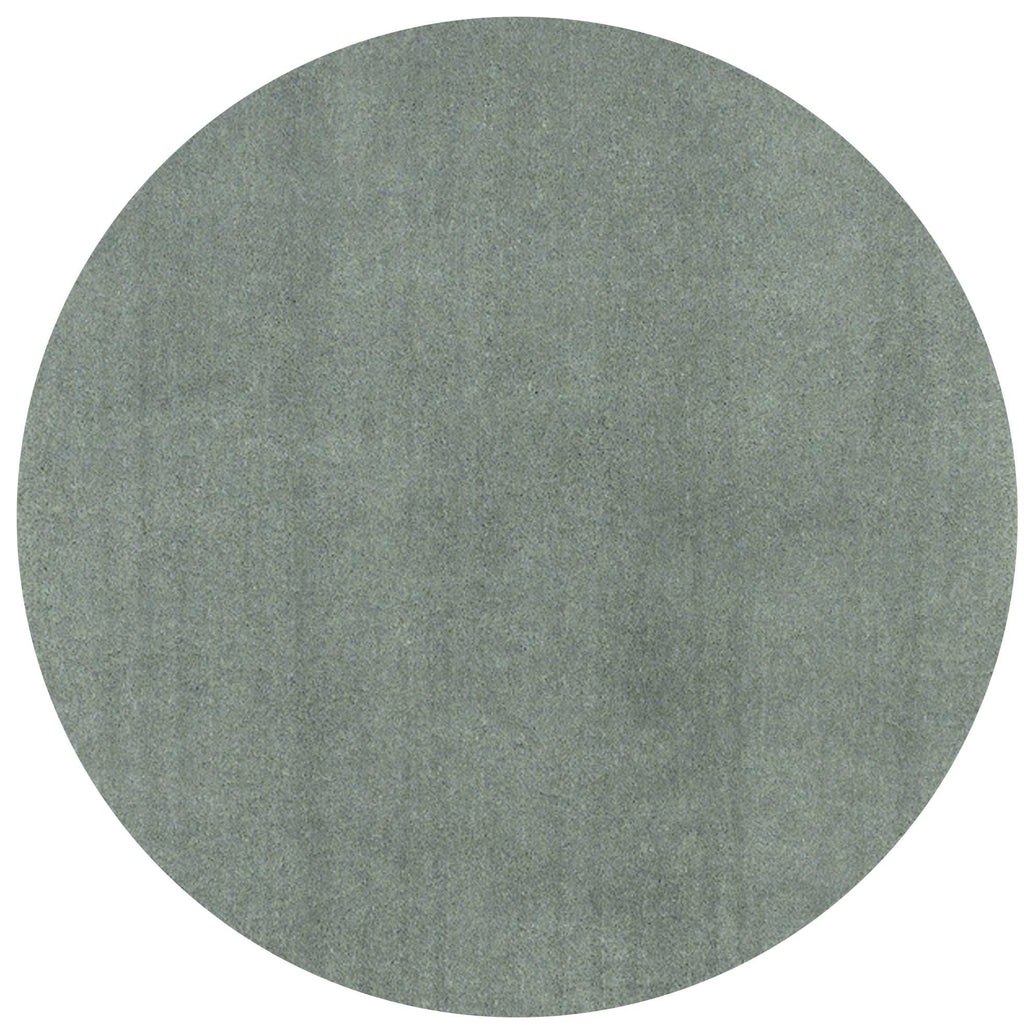 8' Round  Polyester Slate Area Rug - 99fab 